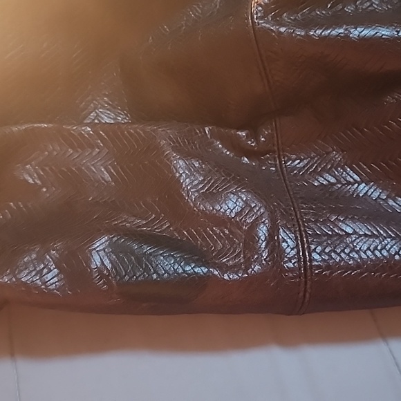 Braided leather purse. All leather. - Picture 3 of 4